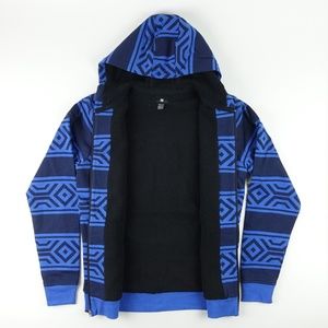 dc men's sherpa full zip hoodie